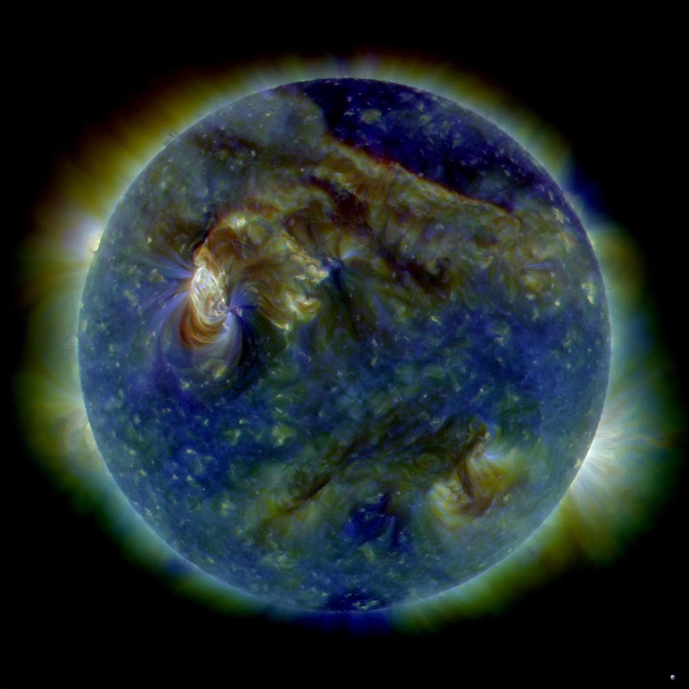 Huge Solar Explosions Can Rock the Entire Sun